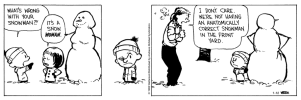 Calvin snow woman.png